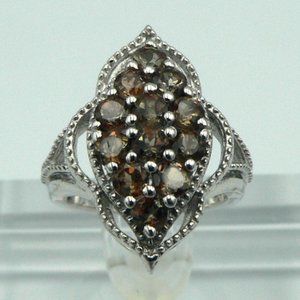 Sz 5 Genuine Jenipapo Andalusite Ring NWOT